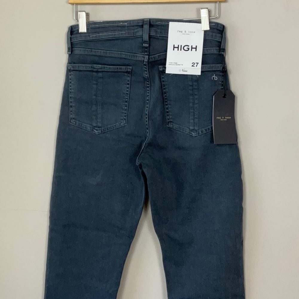 Rag & Bone Nina High-Rise Cigarette - Minna
Slim Fit Ankle Dark Grey Jean - Picture 6 of 9